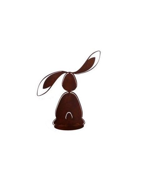lustiger kleiner Osterhase Bunny als Silhouette Preis für 4 Stück 
