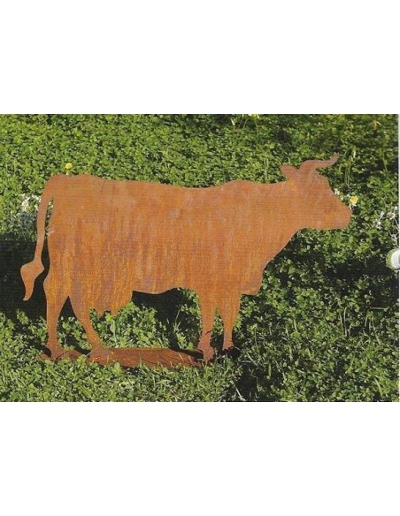 Kuh auf Platte 30 x 45 cm 