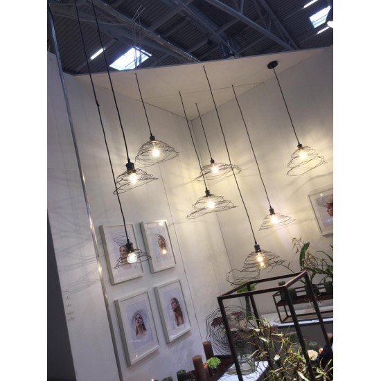 Metall Design Lampenschirm "Isohypse" 