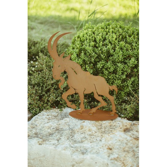 Deko Steinbock - Höhe 52 cm