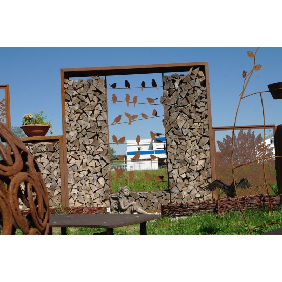 1 x Segment 80 cm für Kaminholzregal Bausatz 