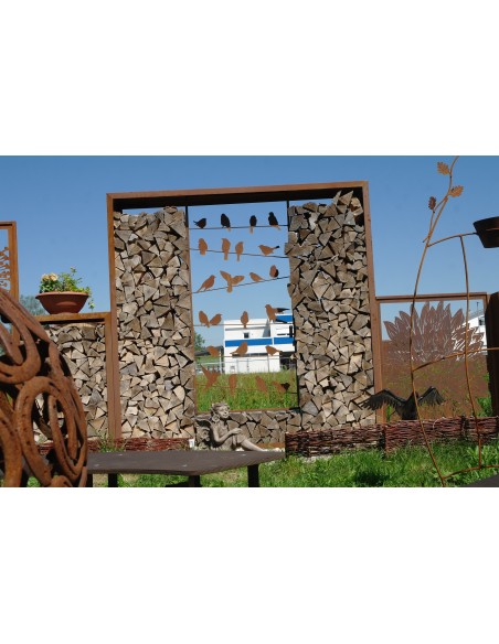 1 x Segment 80 cm für Kaminholzregal Bausatz 