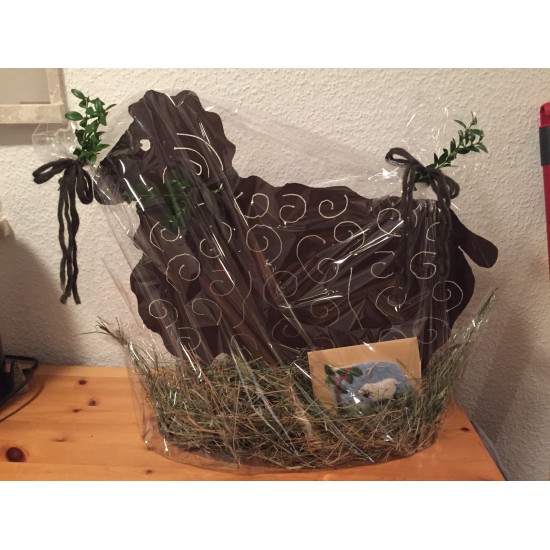 Rost Schaf klein auf Platte 