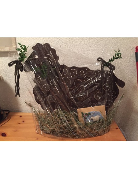 Rost Schaf klein auf Platte 