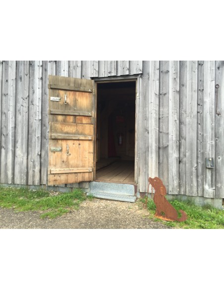 Hündchen Lucy mit Leine Mittel 40 cm hoch