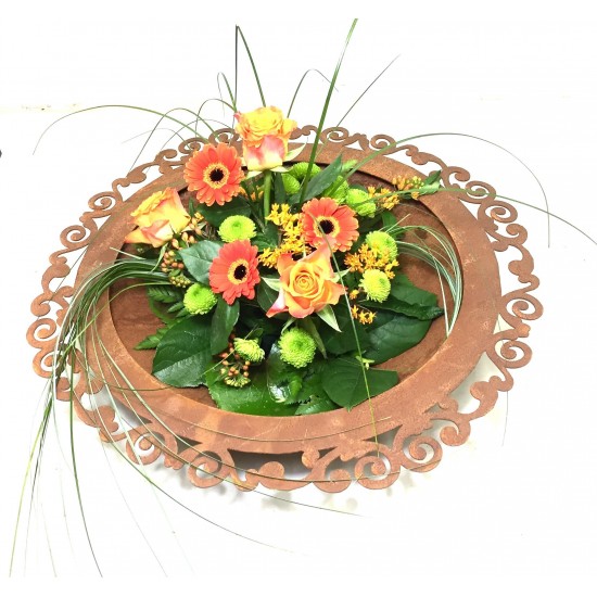 Edelrost Pflanzschale "Ravenna" - Durchmesser 48 cm