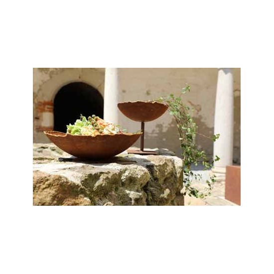 eckige Platte mit Rohr Grundfläche 15 x 15 cm - Höhe 15 cm