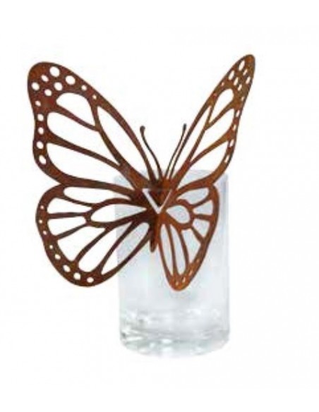 Schmetterling für Vasen mit Ausschnitten "Mariposa" - Höhe 18 cm - Breite 26 cm