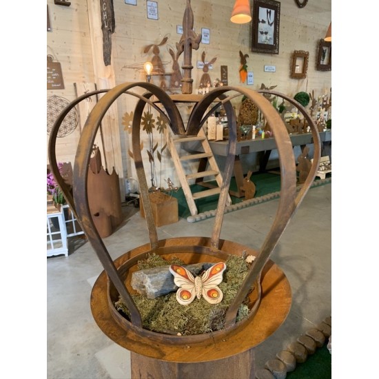 XL Krone mit Lilienspitze Höhe 52 cm