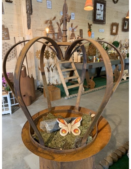 XL Krone mit Lilienspitze Höhe 52 cm