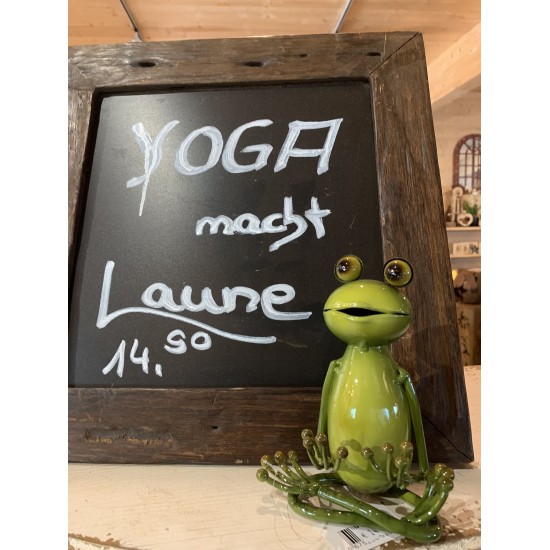Yoga Frosch - Der Wiese Höhe 16 cm