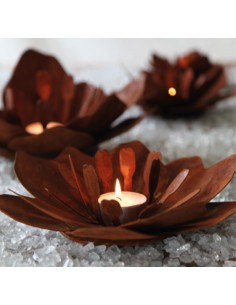 sonstige Blumen Blume - Fleur - aus Rost-Metall - gross Durchmesser 31 cm Blume "Fleur" aus Rost-Metall - gross
Durchmesser 3 2