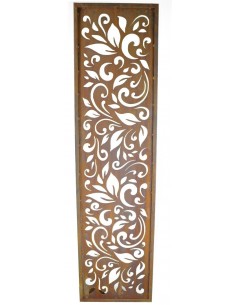 Paravent "Foglia" 50 cm Breit 200 cm hoch aus 2 mm Stahl