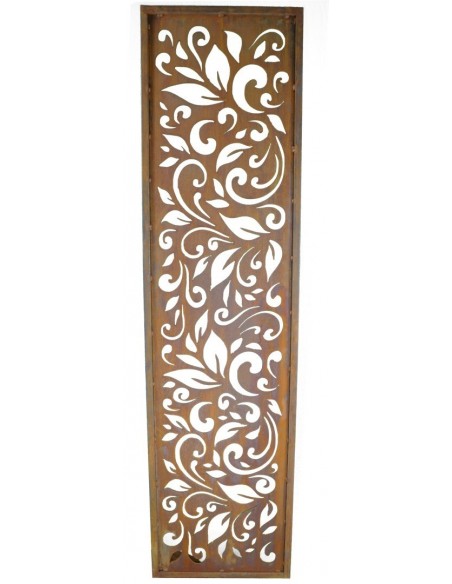 Paravent "Foglia" 50 cm Breit 200 cm hoch aus 2 mm Stahl