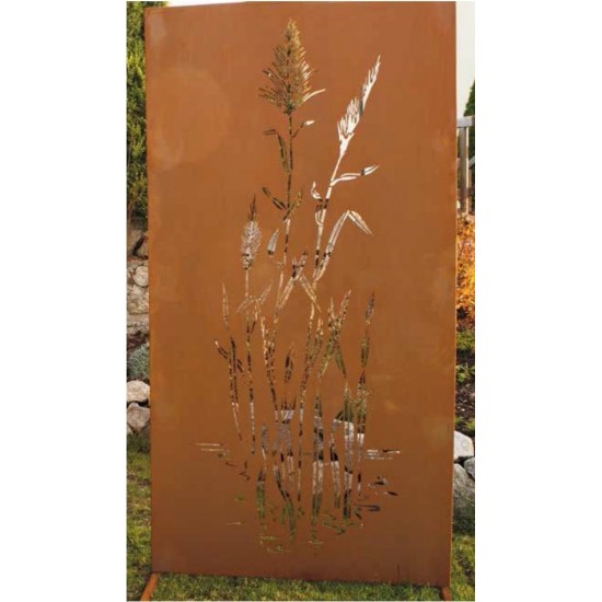 Metallwand Gräser Raumteiler China