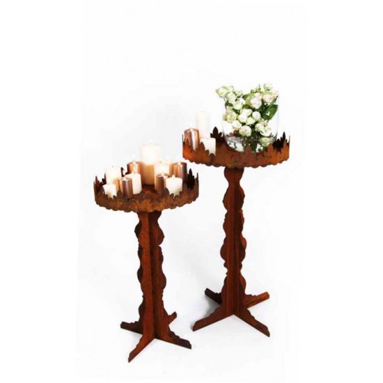 Tisch mit verziertem Rand "Versaille" 90 cm