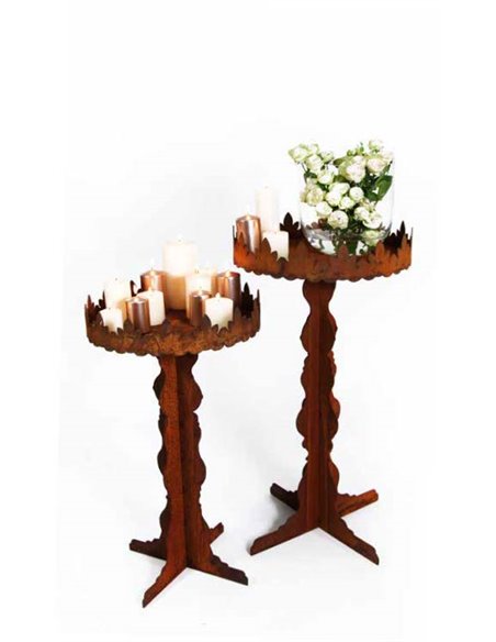 Tisch mit verziertem Rand "Versaille" 90 cm