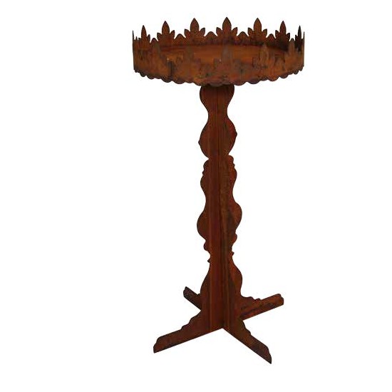 Tisch mit verziertem Rand "Versaille" 90 cm