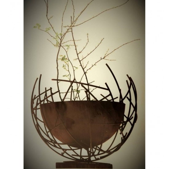 Draht-Halbkugel 60 cm Ø - mit dichter Innenschale Ø 50 cm