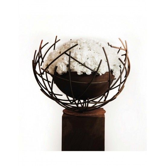 Draht-Halbkugel 60 cm Ø - mit dichter Innenschale Ø 50 cm