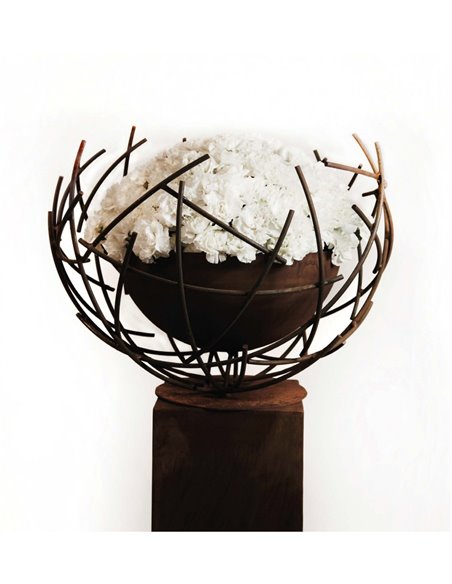 Draht-Halbkugel 60 cm Ø - mit dichter Innenschale Ø 50 cm