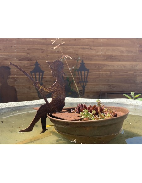 Blumentopf wasserdicht mit Deko Angler Saremo