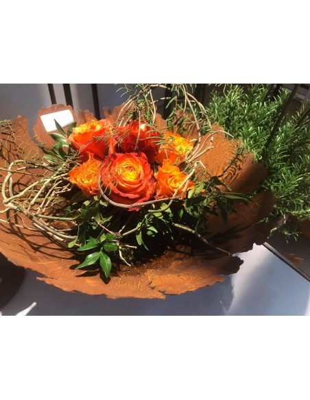 Metall Pflanzschale Edelrost mit Rissen