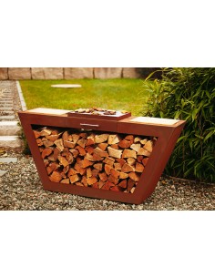 Feuerstelle, Grill in Viereck-Form. 2