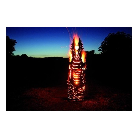 Feuerdrache klein 123 cm hoch