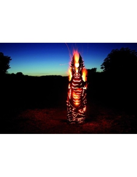 Feuerdrache klein 123 cm hoch