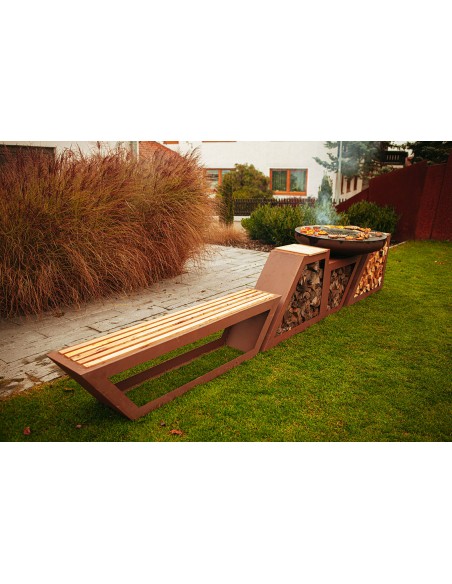 Grill Tischgarnitur - Bank einzeln