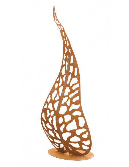 Edelrost Skulptur - Blätter