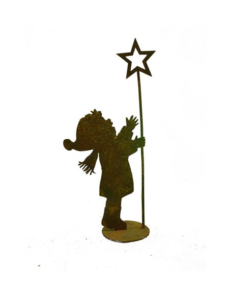 Dekofigur Junge Benjamin mit Sternenstab Höhe 30 cm - Weihnachtsdeko für innen Dekofigur Junge Benjamin mit Sternenstab Höhe 30 cm - Weihnachtsdeko für innen