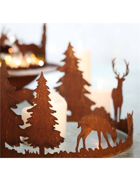 "Forest"  Ring mit Waldszene Durchmesser 30cm