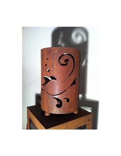 Edelrost Windlicht Barock 43 cm hoch 2