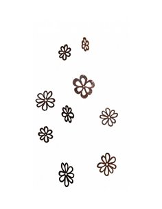 Set 12 x Blümchen Hippie zum Hängen