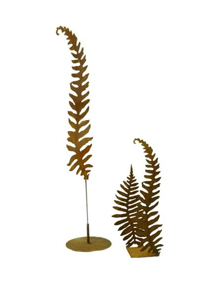 großer Farnstecker schmal, kurzer Stab Höhe 100 cm - Breite 25 cm