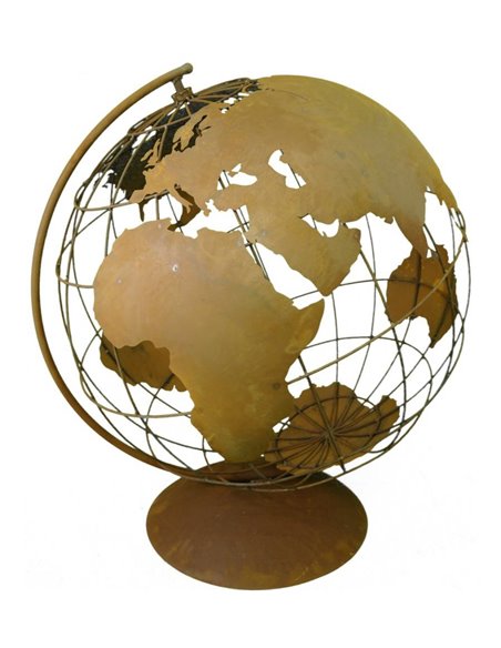 XXL Deko Globus Groß für den Garten,  Höhe 115 cm - Ø 94 cm Weltatlas
