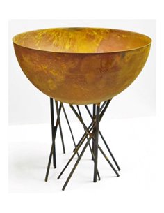 Halbkugelschale Ø 40 cm auf Stäben - 43 cm Gesamthöhe