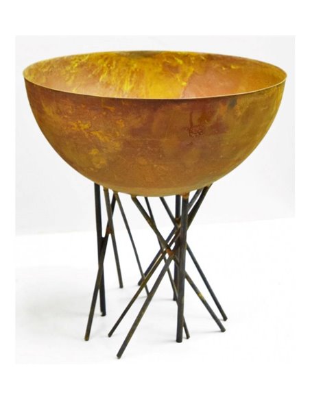 Halbkugelschale Ø 40 cm auf Stäben - 43 cm Gesamthöhe