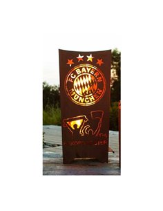 eckige Feuerschalen FC Bayern Feuerkorb - Rekordmeister Extra Coole Feuerstelle mit FC Bayern Logo und Text " Rekordmeister"
Hö 2