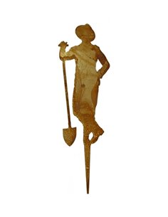 Gärtner „Paul“ mit Schaufel, mit Spieß zum Stecken 20cm