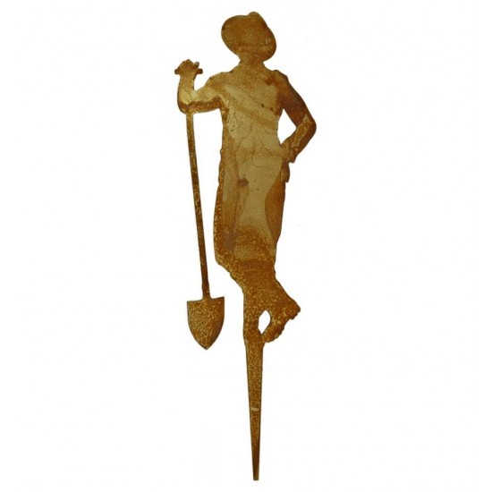 Gärtner „Paul“ mit Schaufel, mit Spieß zum Stecken 20cm