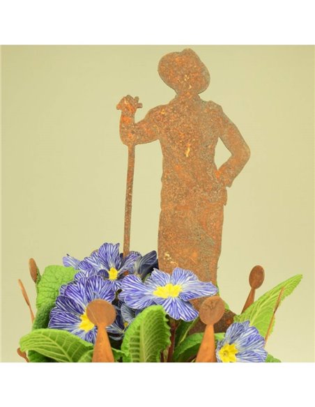 Gärtner „Paul“ mit Schaufel, mit Spieß zum Stecken 20cm