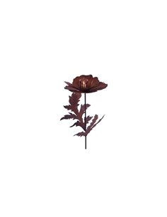 Deko Gartenstecker Mohnblume "Poppy" - Höhe 100 cm - Ø30 cm