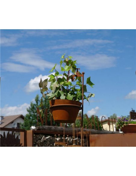 Gartenstecker  Wasserhahn inkl. Topf zum Bepflanzen - Höhe 135 cm