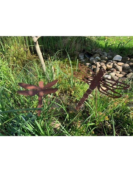 Skulptur aus Edelrost kein Cortenstahl - Kein Edelstahl