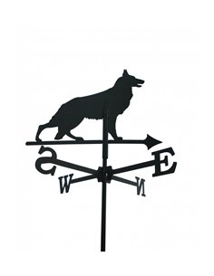 Wetterfahne SCHÄFERHUND KLEIN 39 cm x 66 cm