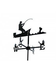 Wetterfahne ANGLER KLEIN 45 cm x 72,50 cm