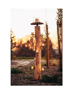 Kerzenhalter "Natur",161 cm Akazie XXL